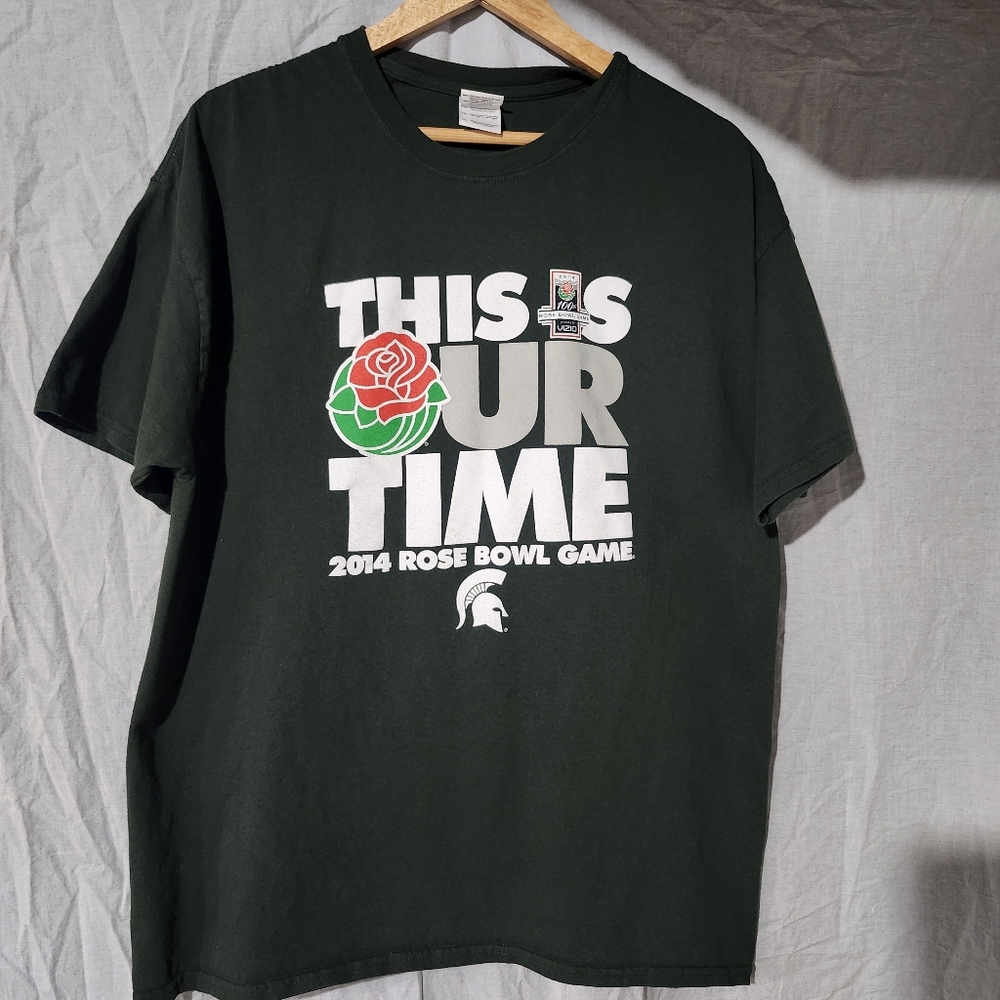 MSU Rose Bowl 2014‎ Game T-Shirt Size XL